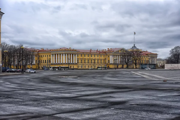 Rússia São Petersburgo 2020 Praça Palácio Vazio Centro Cidade São — Fotografia de Stock