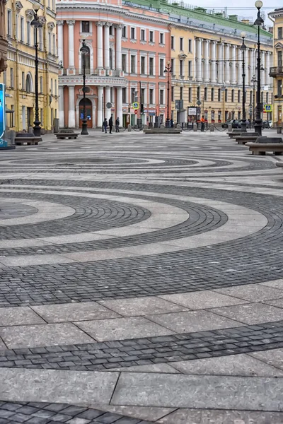 Rusland Petersburg 2020 Leeg Paleis Plein Het Centrum Van Petersburg — Stockfoto