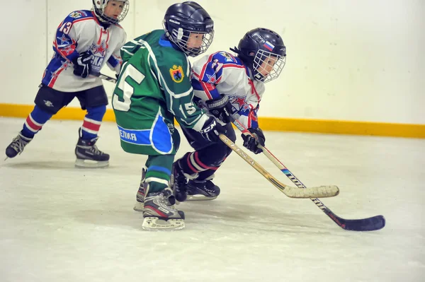 Rusia San Petersburgo 2016 Torneo Abierto Hockey Para Niños White —  Fotos de Stock