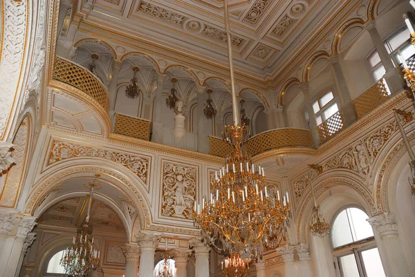 Sankt Petersburg Ryssland 2012 Inne Hermitage Ryska Statliga Museum Fantastiskt — Stockfoto