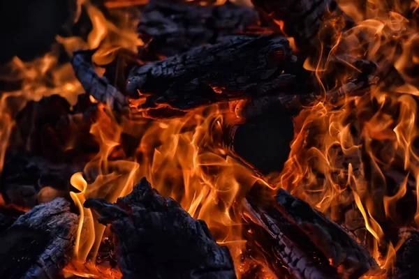 Bonfire Flames Embers Bonfire — Stock Photo, Image