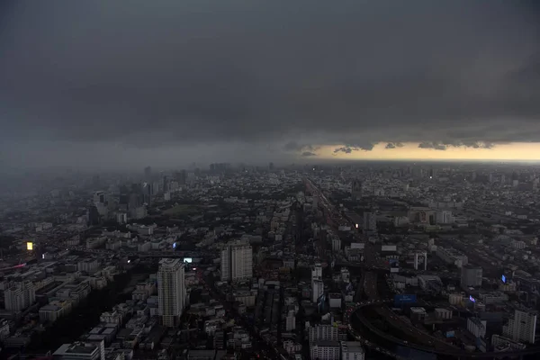 Thailand Bangkok 2018 Utsikt Från Bangkok Himmel Staden Och Himlen — Stockfoto