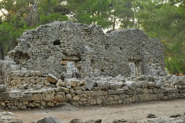 Las Ruinas Del Antiguo Acueducto Phaselis Turquía — Foto de Stock