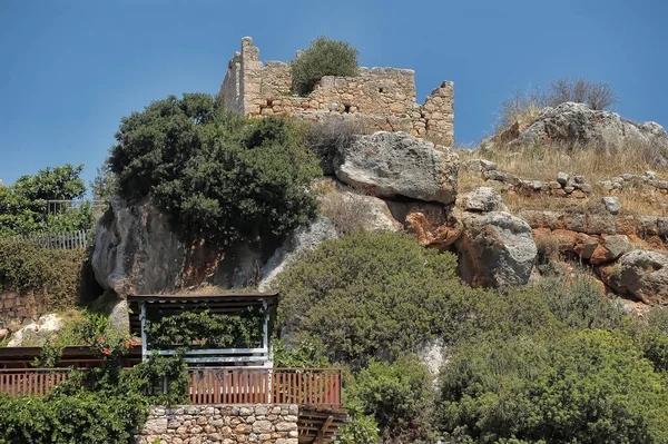 Turchia Kekova 2016 Villaggio Turco Simena Nea Kekova Isola — Foto Stock