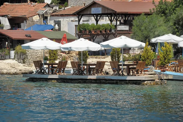 Turkey Kekova 2016 Turkish Village Simena Nea Kekova Island — Stock Photo, Image