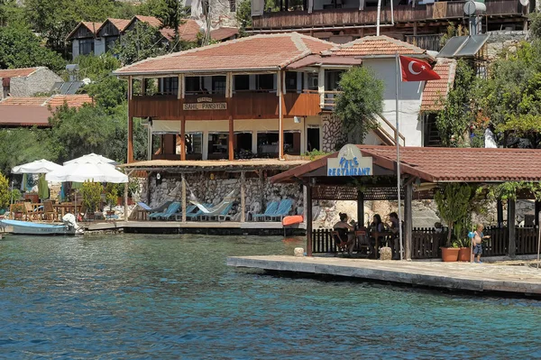 Turquie Kekova 2016 Village Turc Simena Nea Kekova Île — Photo