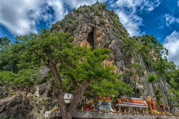 Tailandia Phetchaburi 2019 Vista Wat Tham Khao Yoi Cave Templo — Foto de Stock