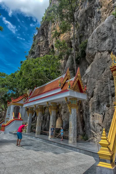Tailandia Phetchaburi 2019 Vista Wat Tham Khao Yoi Cave Templo — Foto de Stock