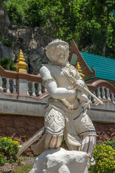 Таиланд Пхетчабури 2019 Вид Пещеры Ват Тхэм Кхао Йои Буддийский — стоковое фото