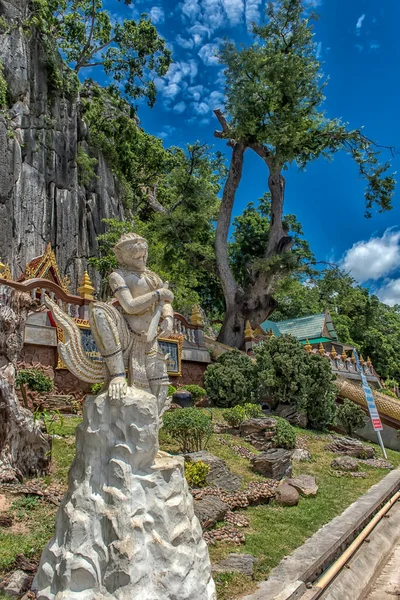 Tailandia Phetchaburi 2019 Vista Wat Tham Khao Yoi Cave Templo — Foto de Stock