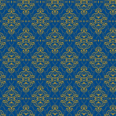 Süs sorunsuz vektör desen. Muhteşem çiçek süsleme.