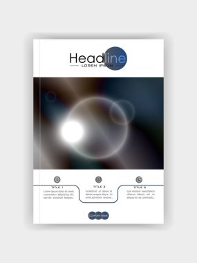 Kapak tasarım fütüristik daireler koyu mavi metal renkler ba