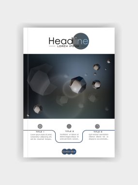 Kayalar kapak şablonu fütüristik düşük Poli ile yaptırın