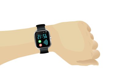 Zaman, darbe, adımları, WIF ile kablosuz smartwatch insan eliyle