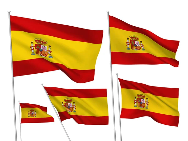 Banderas vectoriales de España — Archivo Imágenes Vectoriales