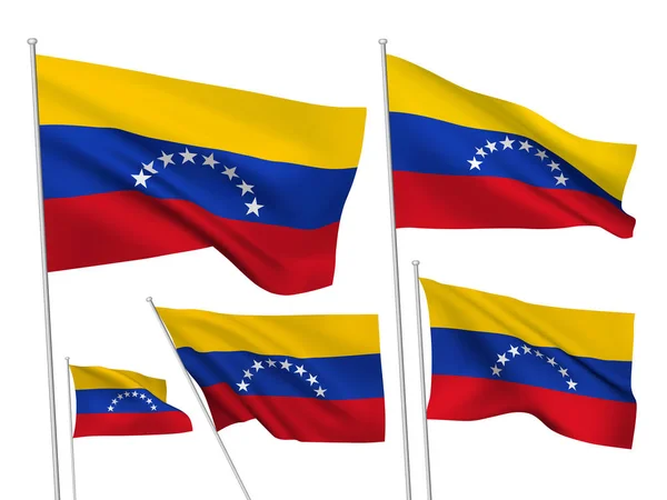 Διάνυσμα σημαίες της Βενεζουέλας — Διανυσματικό Αρχείο