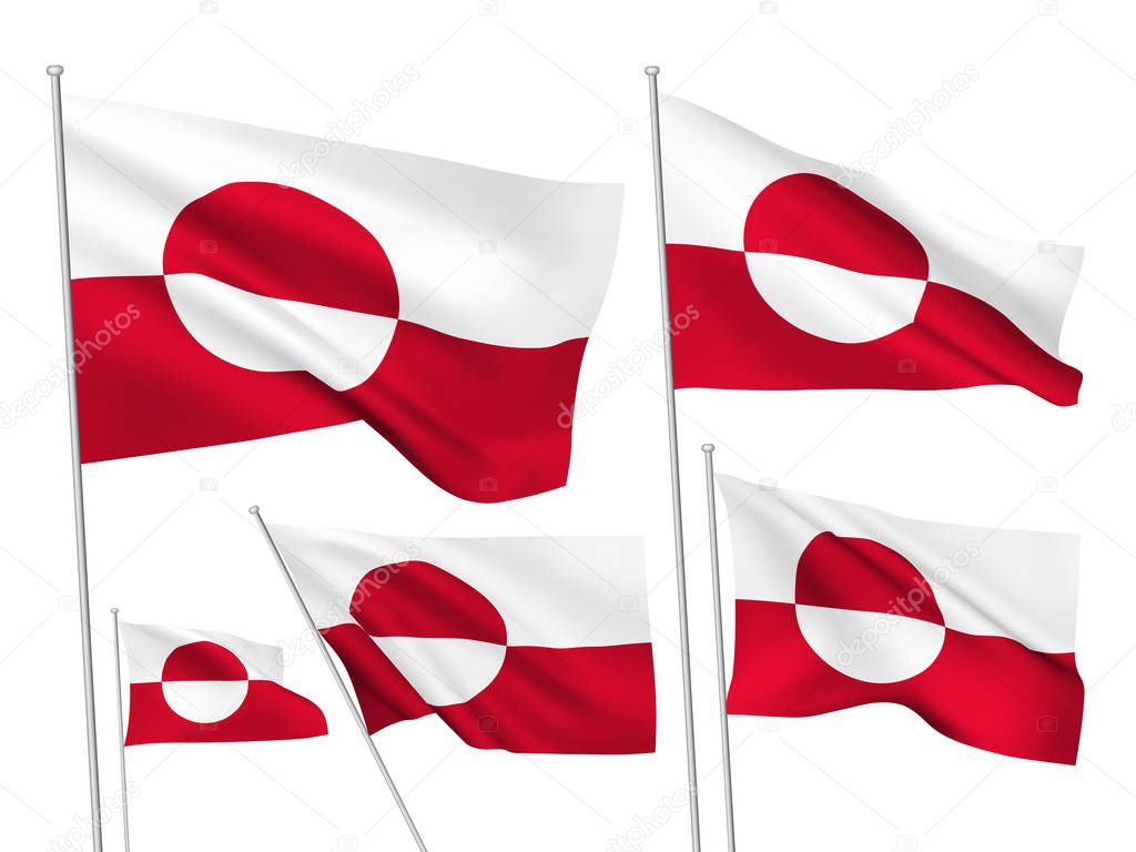Vector flags of Greenland
