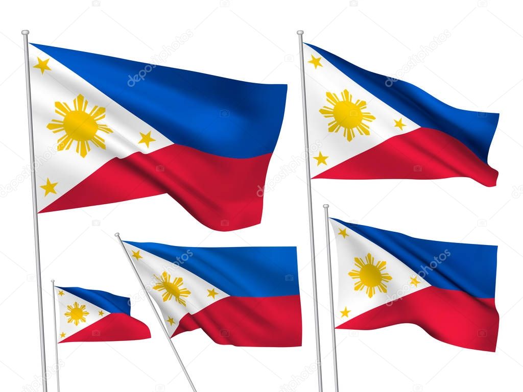 Vector flags of Philippines