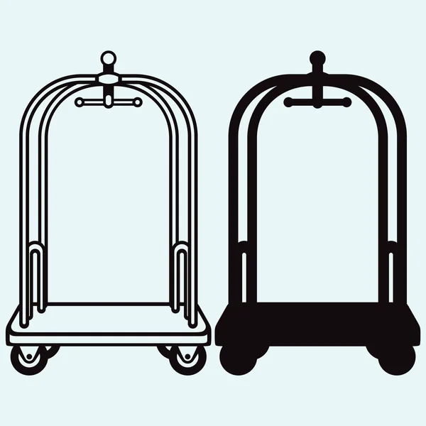 Hotel trolley. Vector — Stockvector