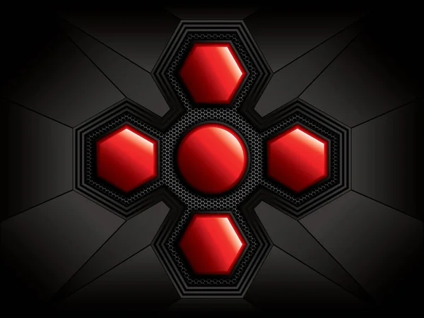 Червоний абстрактним фоном — стоковий вектор