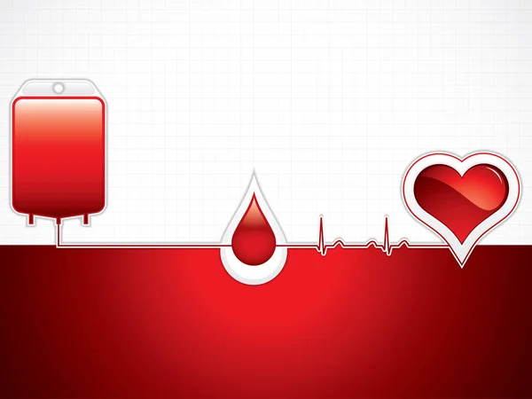 Diseño de donación de sangre — Archivo Imágenes Vectoriales
