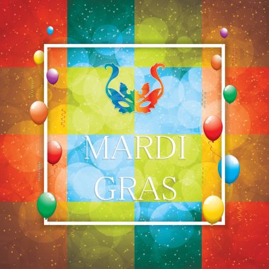 Mardi Gras arkaplanı