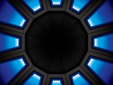 Soyut geleceğin teknolojisi kavramı arka plan