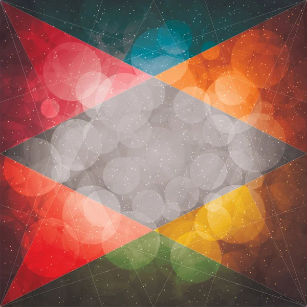 Diseño de cubierta de triángulo — Archivo Imágenes Vectoriales