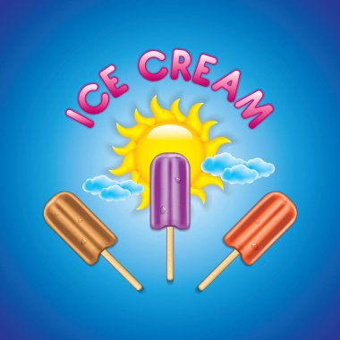 Dondurmanın vektör çizimi