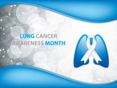 Lung Cancer Awareness Month clipart