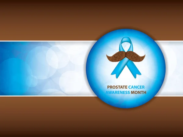 Mes de conciencia del cáncer de próstata — Vector de stock