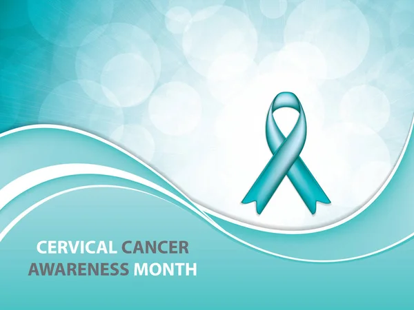 Cervical Cancer Awareness Month — Stock Vector