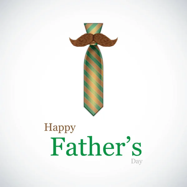 Поздравительная открытка на день отца — стоковый вектор