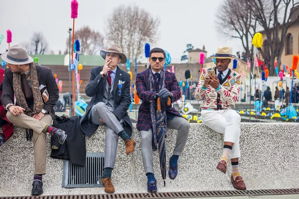 Pitti Uomo 2017 — Zdjęcie stockowe