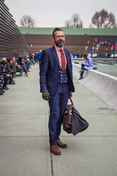 Pitti Uomo 2017 — Zdjęcie stockowe