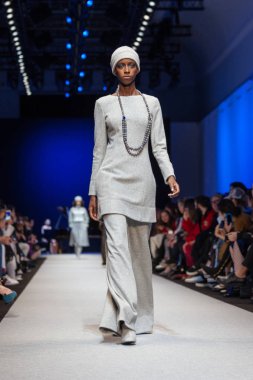 Pascal darı sonbahar/kış 2017 Show'da model