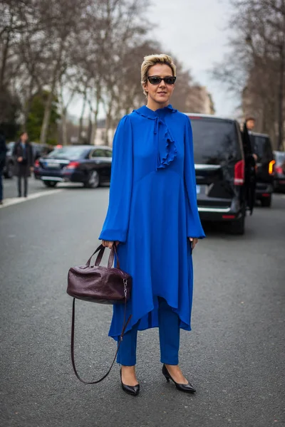 Street style at Paris Fashion Week 2017 — Stock Photo, Image