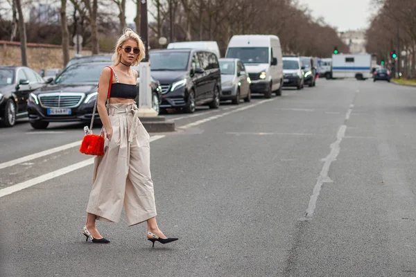 Caroline Daur at Dior Fall/Winter 2018 show — Stock Photo, Image