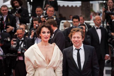 Jeanne Balibar ve Mathieu Amalric Cannes'da