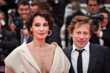 Jeanne Balibar ve Mathieu Amalric Cannes'da