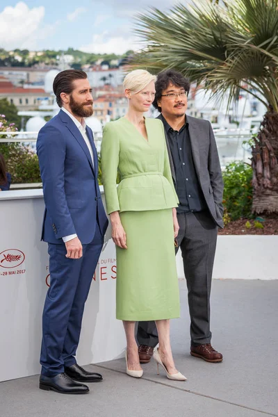 Fotochamada "Okja" em Cannes — Fotografia de Stock