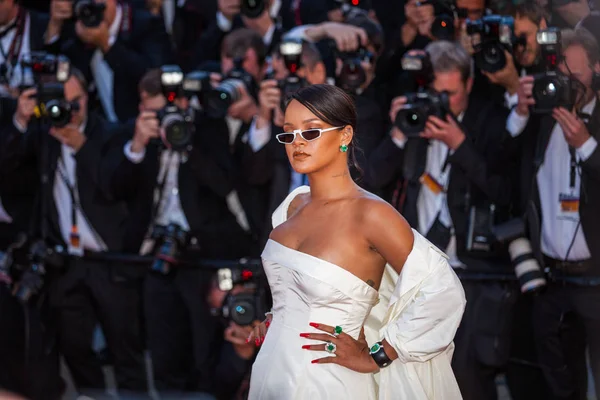 Rihanna на Каннському кінофестивалі Стокова Картинка