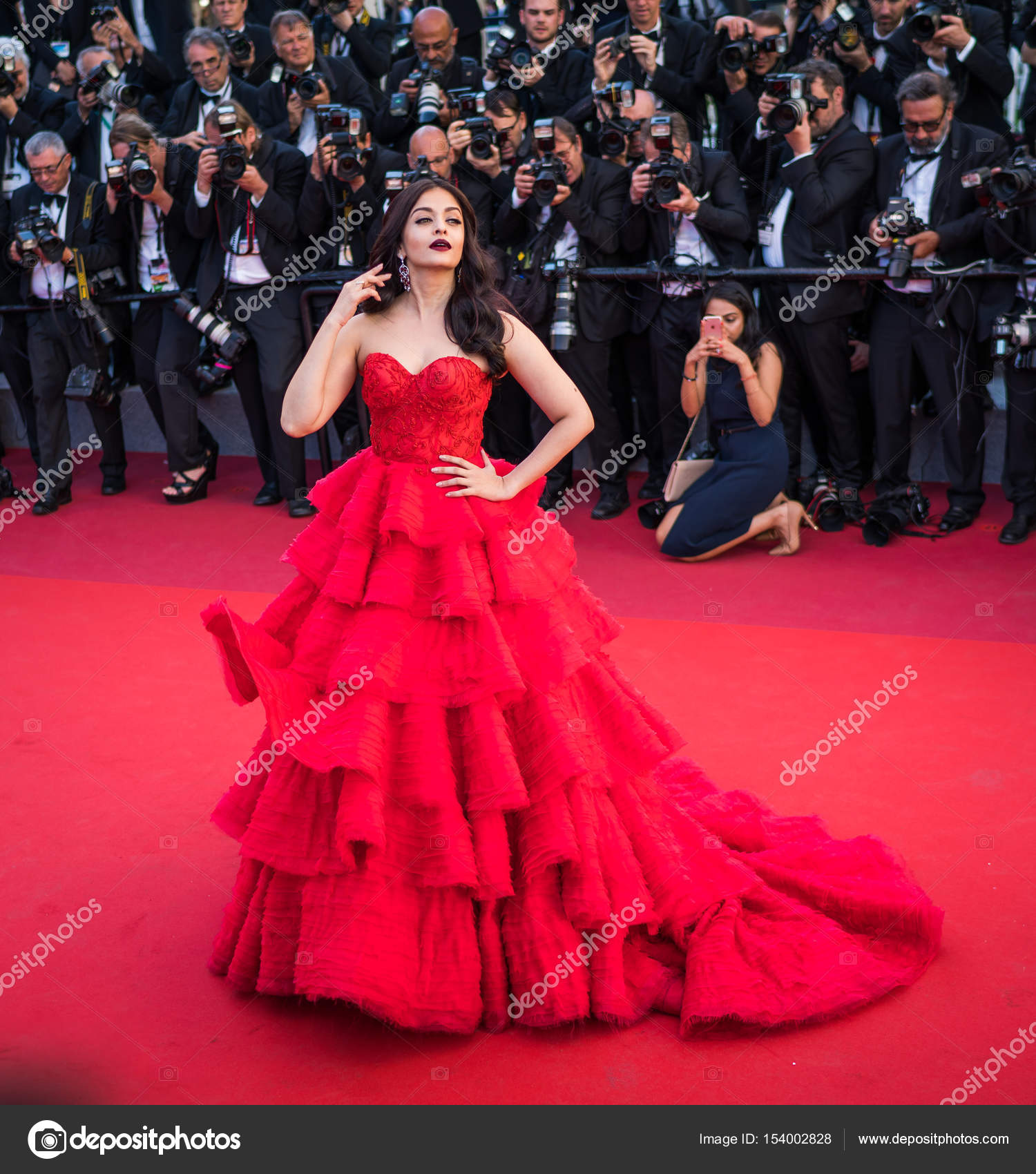 Aishwarya Rai asiste al Festival de Cannes — Foto editorial de