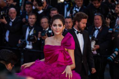 Araya Hargate Cannes Film Festivali 'ne katıldı