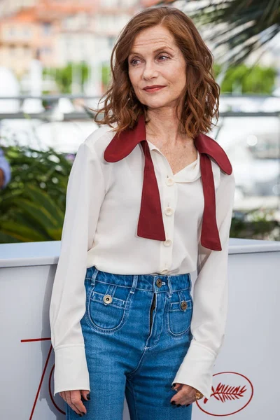 Isabelle Huppert Cannes Film Festivali'nde — Stok fotoğraf