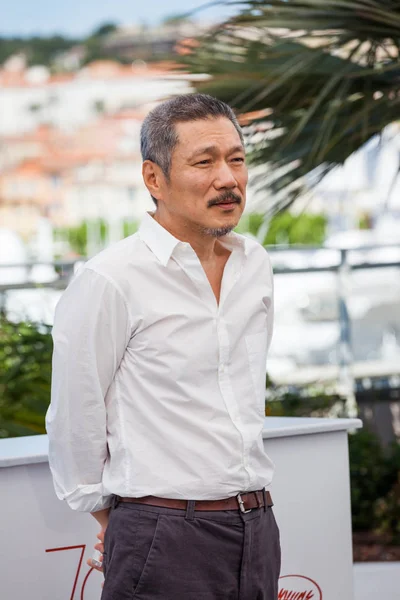 Hong Sangsoo Cannes Film Festivali'nde — Stok fotoğraf