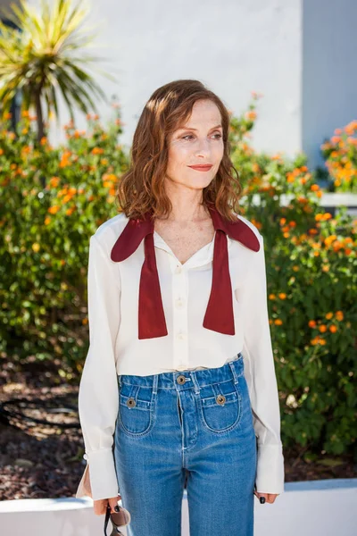 Isabelle Huppert 칸 영화제에서 — 스톡 사진