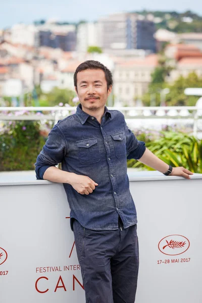 Li Ruijun na festiwalu filmowym w Cannes — Zdjęcie stockowe