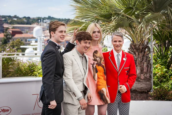 'How To Talk To Girls At Parties' Photocall in Cannes — Stock Photo, Image