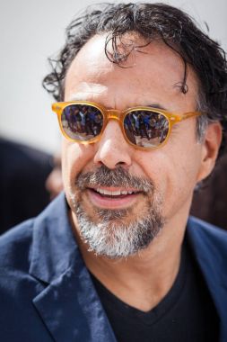 Alejandro Gonzalez Inarritu at Cannes Film Festival clipart